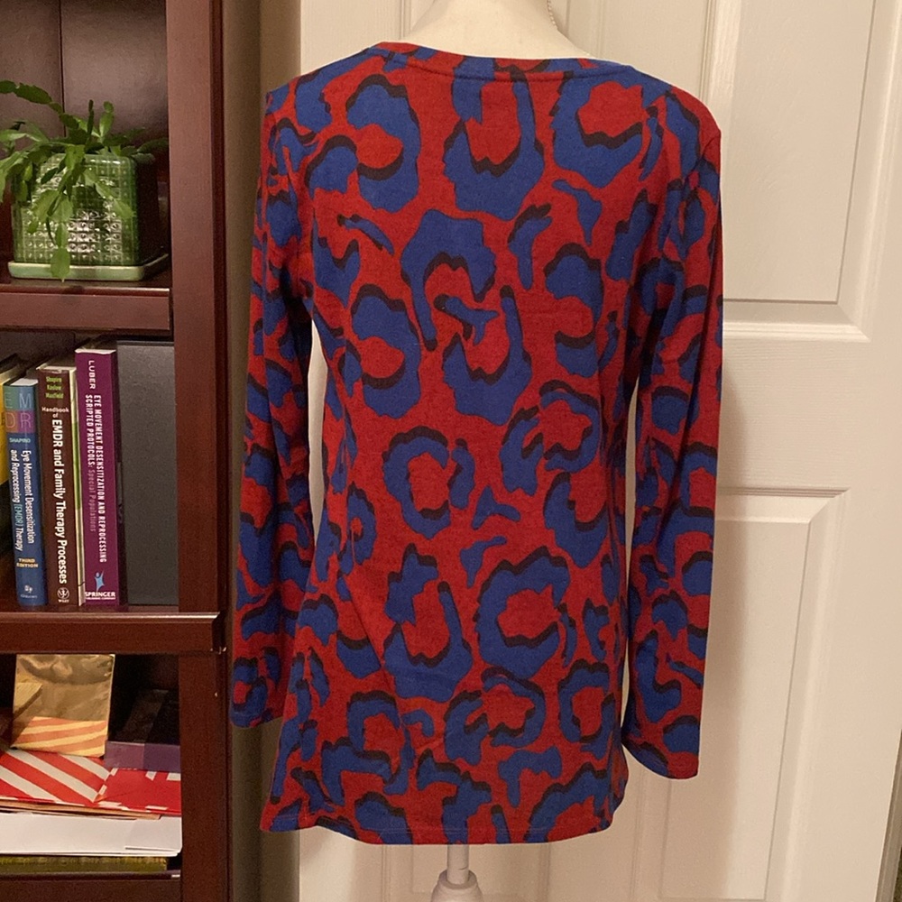 QVC LOGO by Lori Goldstein Animal Print Tunic - Picture 3 of 3